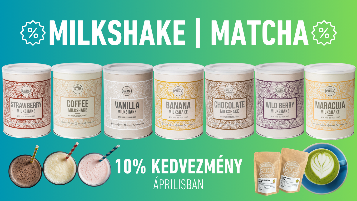 PALMA milkshake matcha offer
