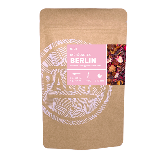 No. 8 - BERLIN - Szamóca krém gyümölcs tea