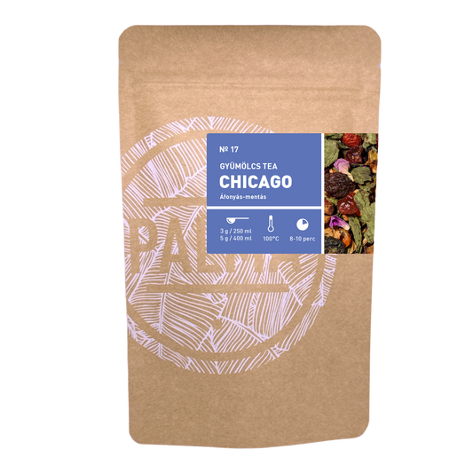 No. 17 - CHICAGO - Áfonyás-mentás gyümölcs tea