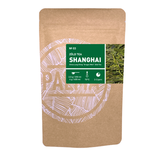 No. 3 - SHANGHAI- Lung Ching "Dragon Well" zöld tea