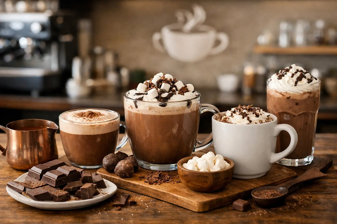 Café-Menü mit Trinkschokolade erweitern