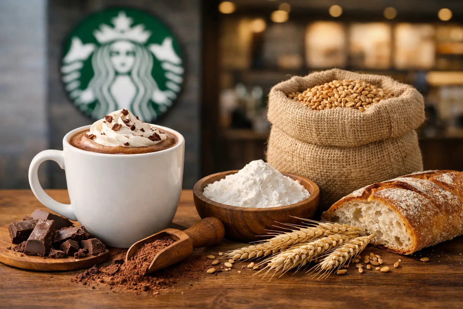 Enthält Trinkschokolade Gluten oder nicht?