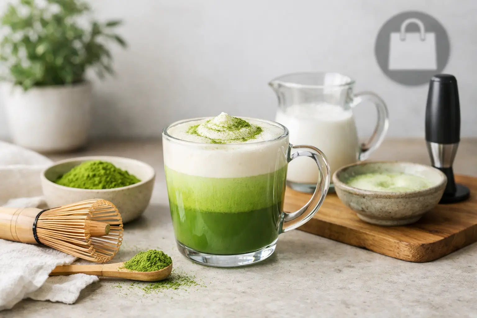 Matcha Latte zuhause machen leicht gemacht