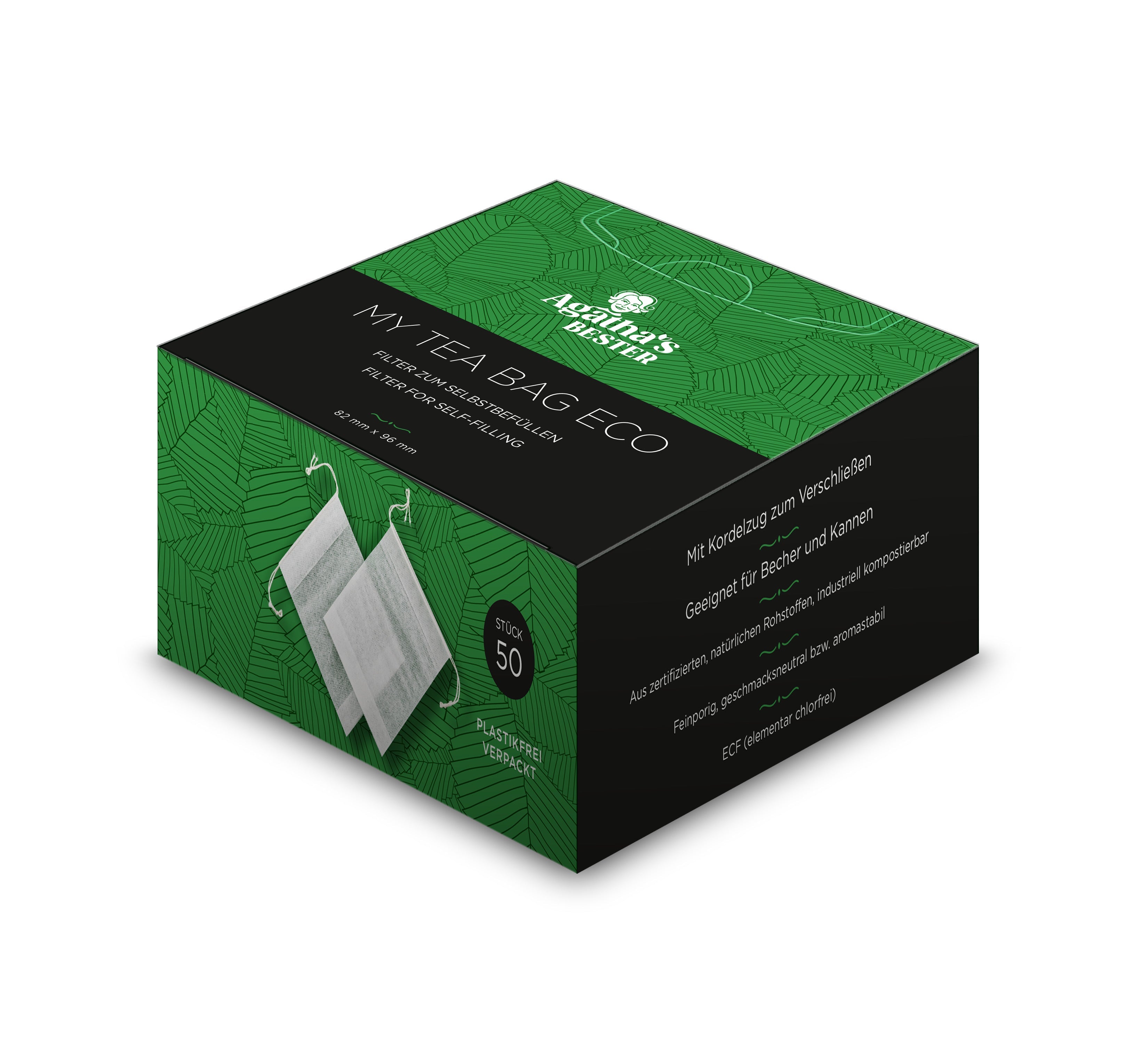 Tea filter - compostable (50pcs)