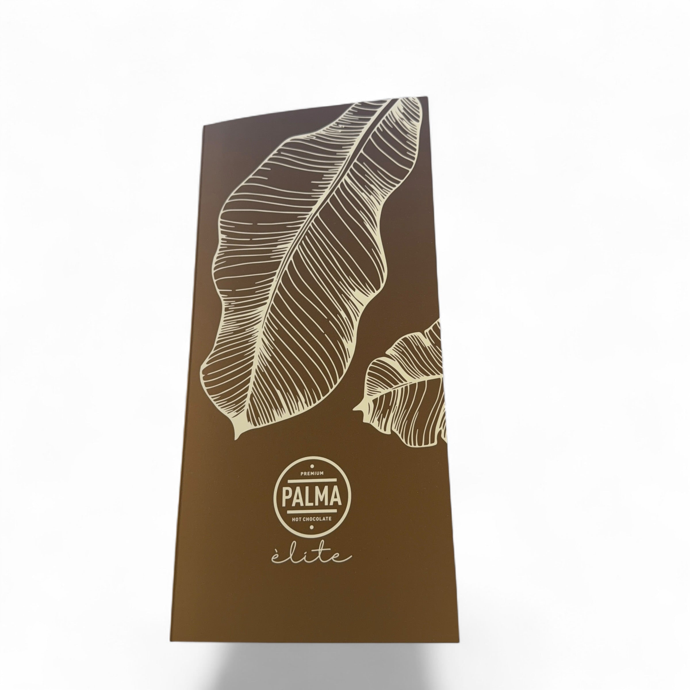 PALMA Élite tabletop menu card in café setting