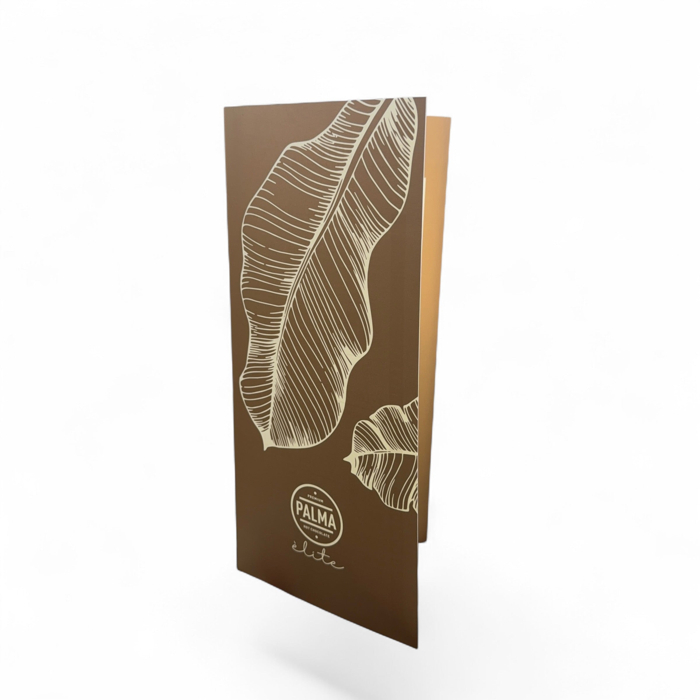 PALMA Élite menu card product shot 2