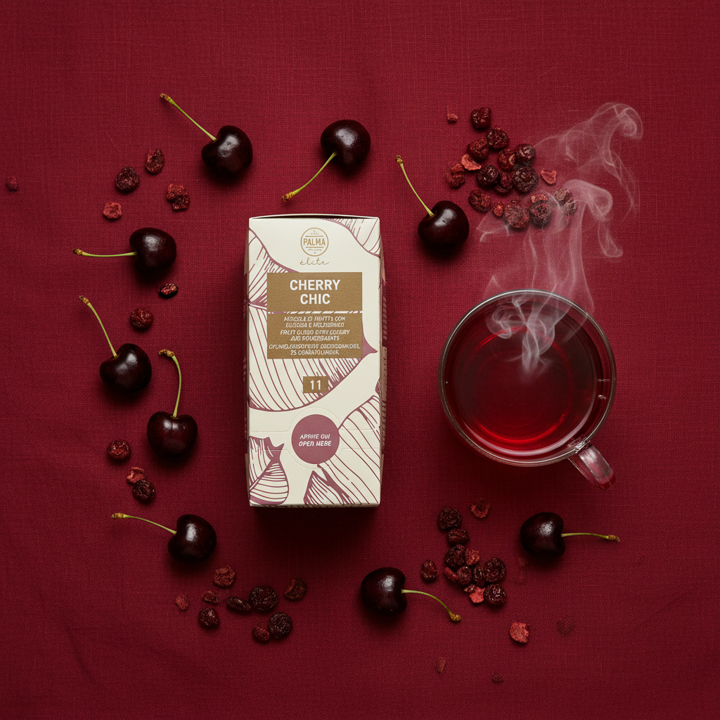 Cherry Chic Flat Lay