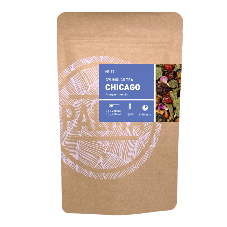 No. 17 - CHICAGO - Áfonyás-mentás gyümölcs tea