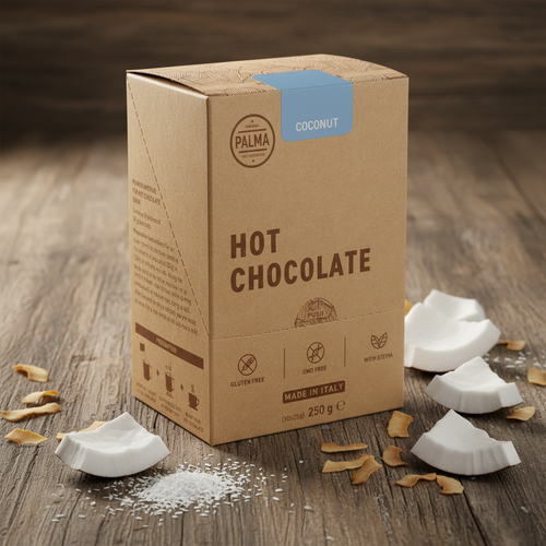 Coconut Hot Chocolate styled scene