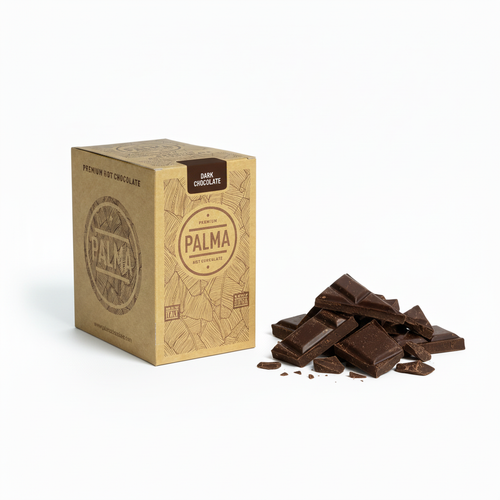 Dark Chocolate - white background