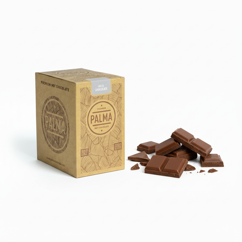 Milk Chocolate - white background