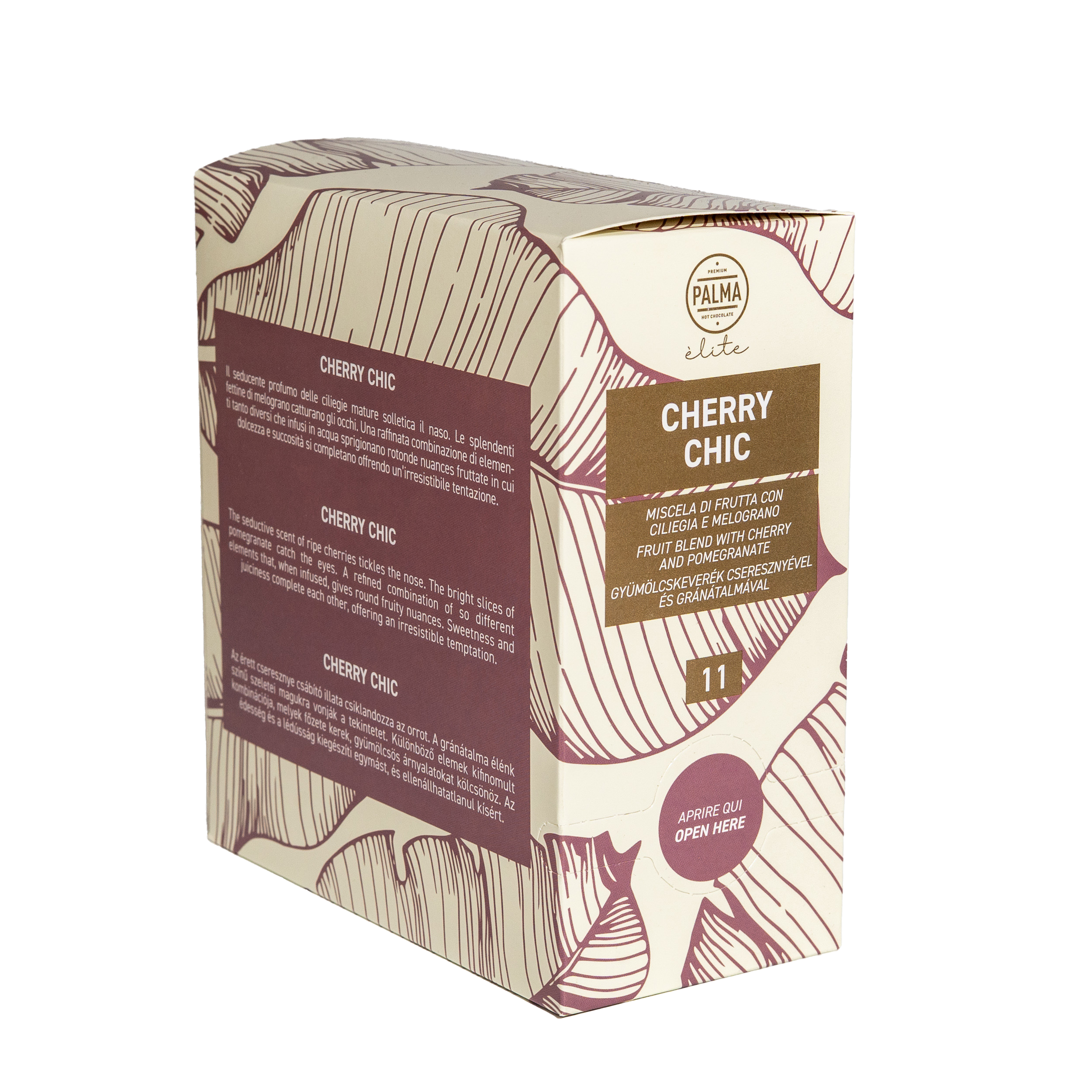 PALMA élite – Cherry Chic gyümölcstea keverék (20x4g)