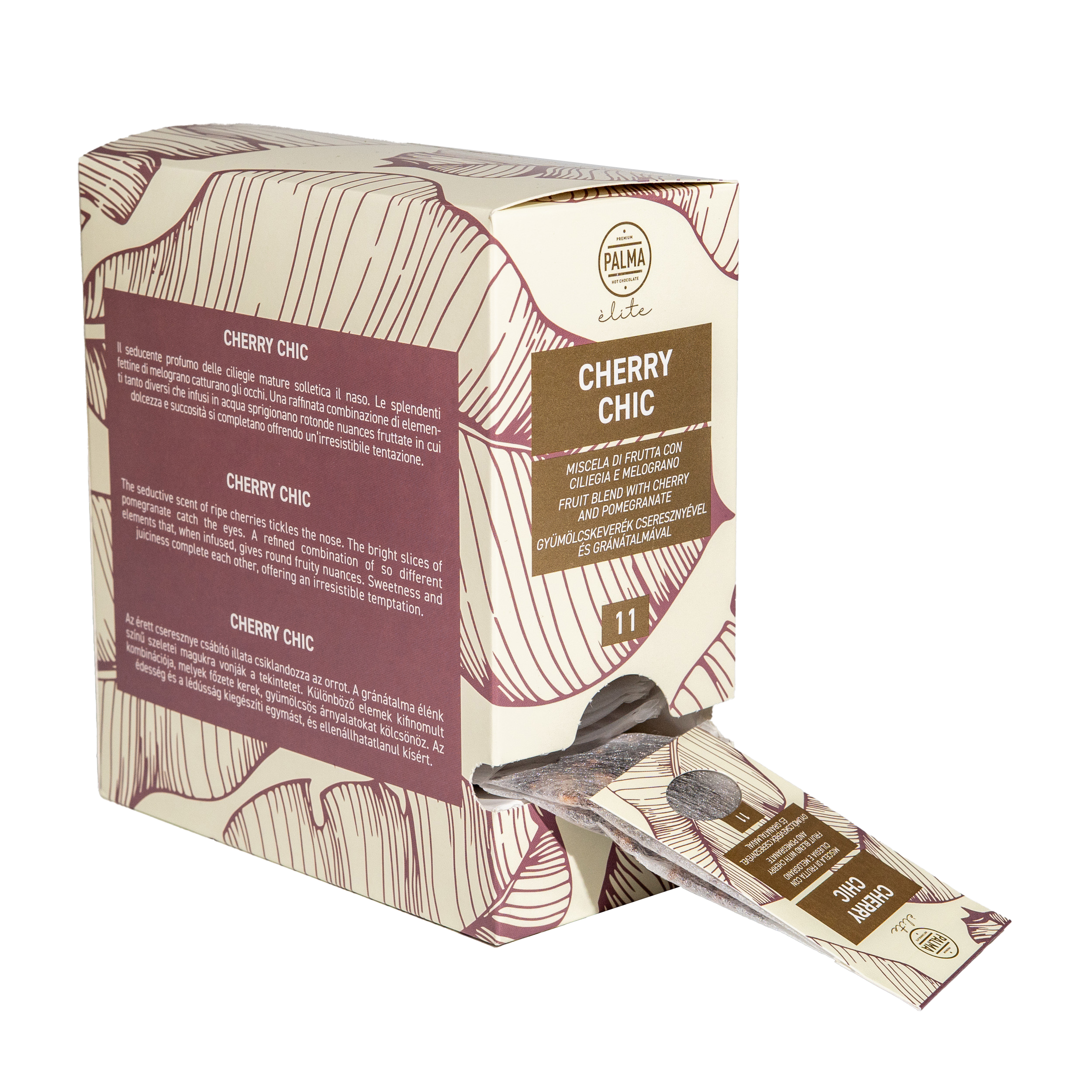 PALMA élite – Cherry Chic gyümölcstea keverék (20x4g)