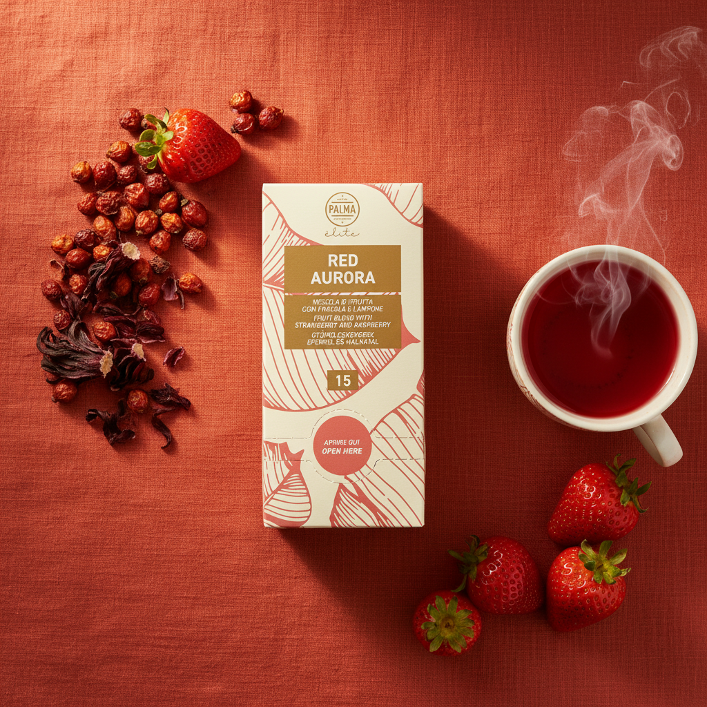 Red Aurora Flat Lay