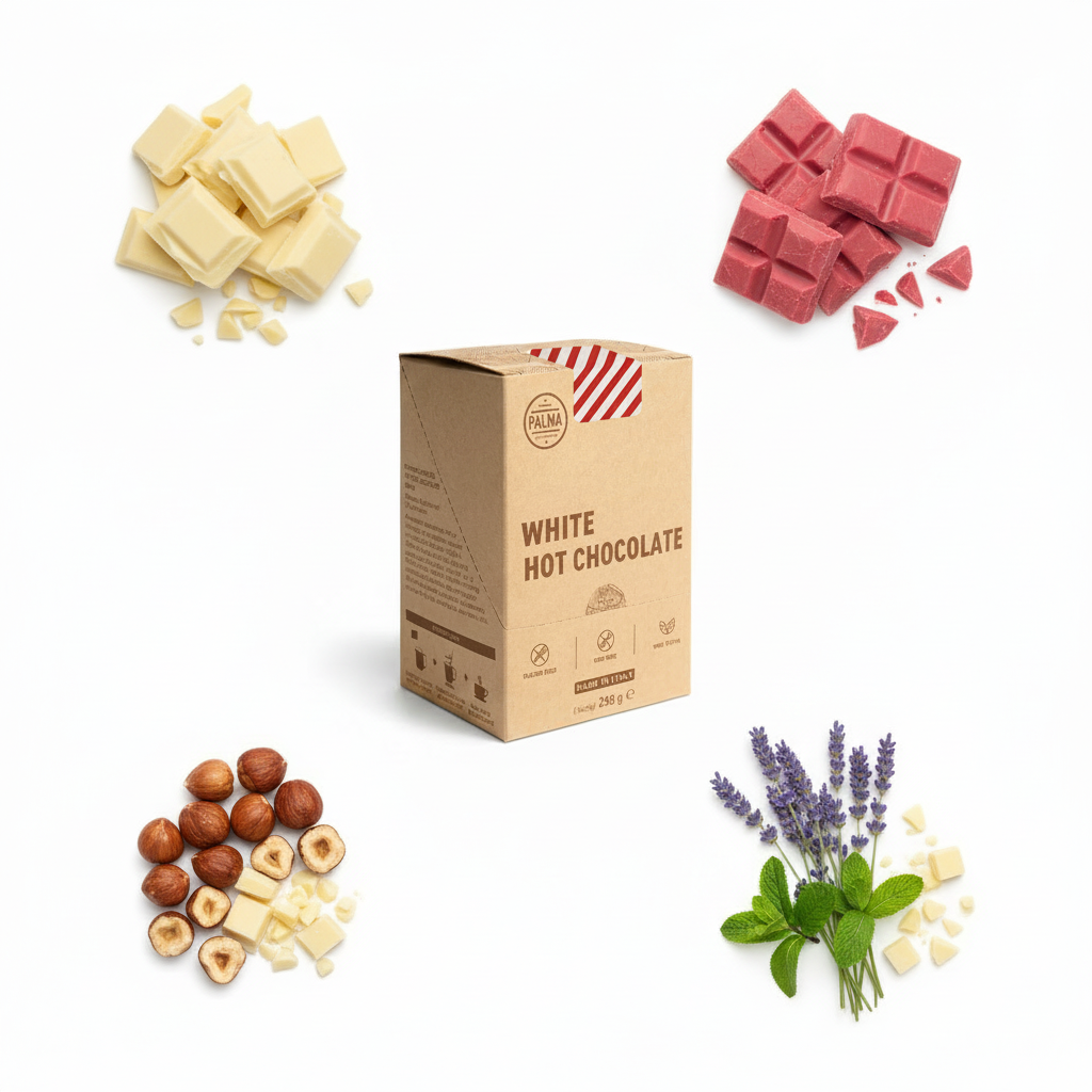 White Hot Chocolate square grid