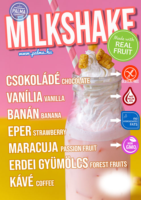 Milkshake poster - 3 pcs
